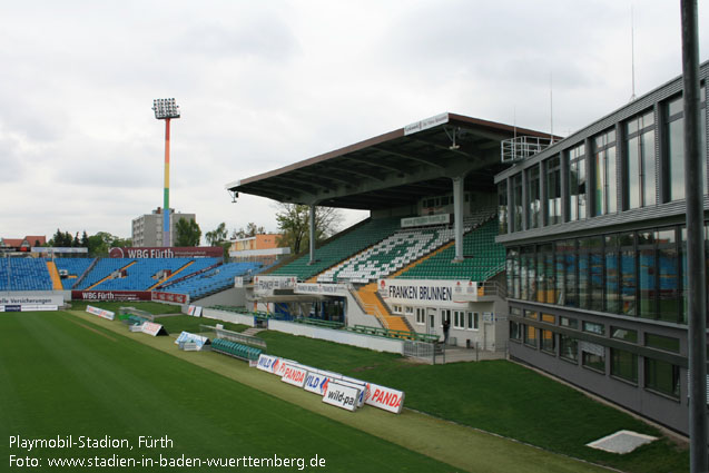 Stadion Rohnhof (Trolli-Arena, ehemals Playmobil-Arena), Fürth (Bayern)