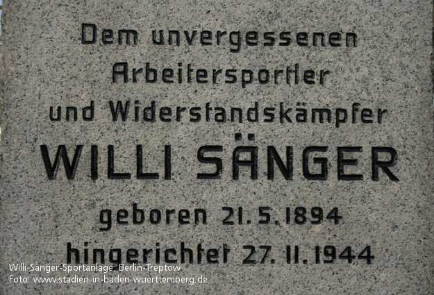 Willi-Sänger-Sportanlage, Berlin-Treptow