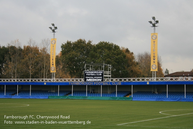 Cherrywood Road, Farnborough FC