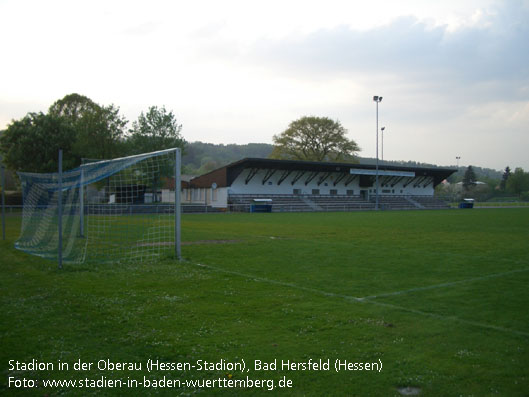 Stadion in der Oberau (Hessen-Stadion), Bad Hersfeld (Hessen)