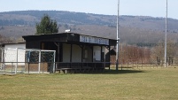 Sportanlage im Teich, Grebenhain (Hessen)